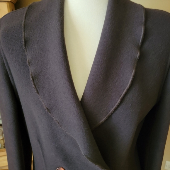 GIORGIO ARMANI WOOL/CASHMERE DOUBLE-BREAST BLAZER - Picture 4 of 16